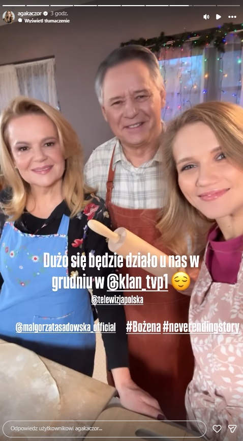 Agnieszka Kaczorowska Instagram