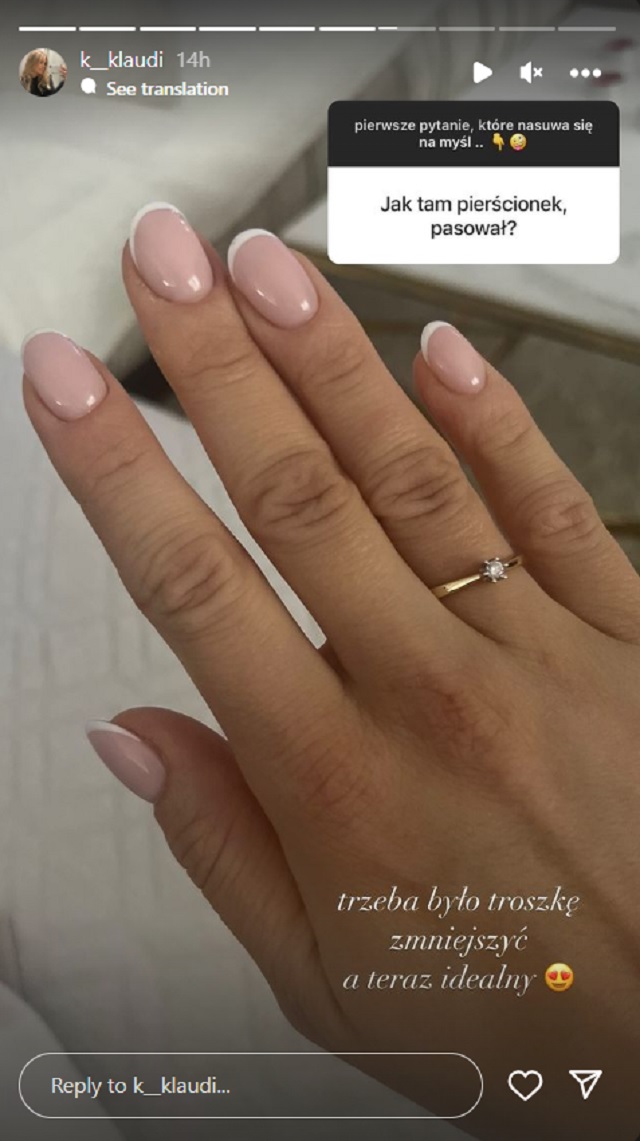 Klaudia z Rolnik szuka żony 9 na Instagramie