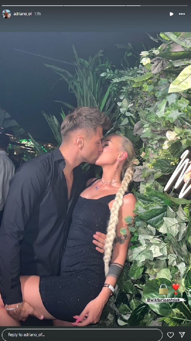 Adrian z Love Island 9 na Instagramie