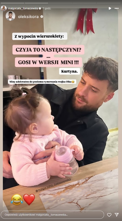 Aleksander Sikora na instagramie