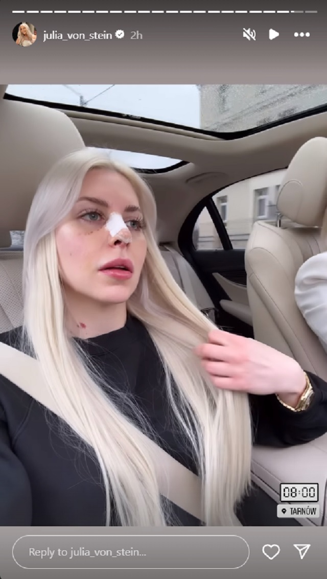 Julia von Stein na Instagramie